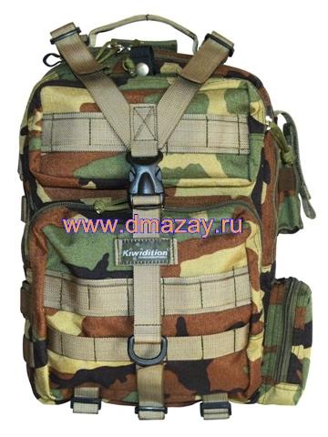 Рюкзак тактический TONGA II Woodland – DuPont Poly Cordura 1060D WR 13 литров
